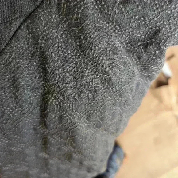 Vintage Tory Burch down jacket with beautiful quilted details in grey, size S - Picture 8 of 8